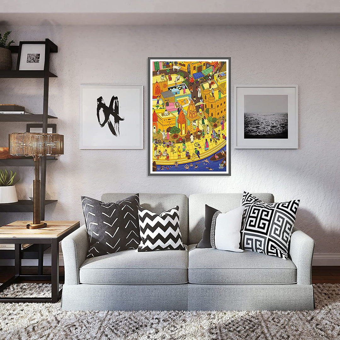 Webby Holy City Varanasi Jigsaw Puzzle, 1000 Pieces