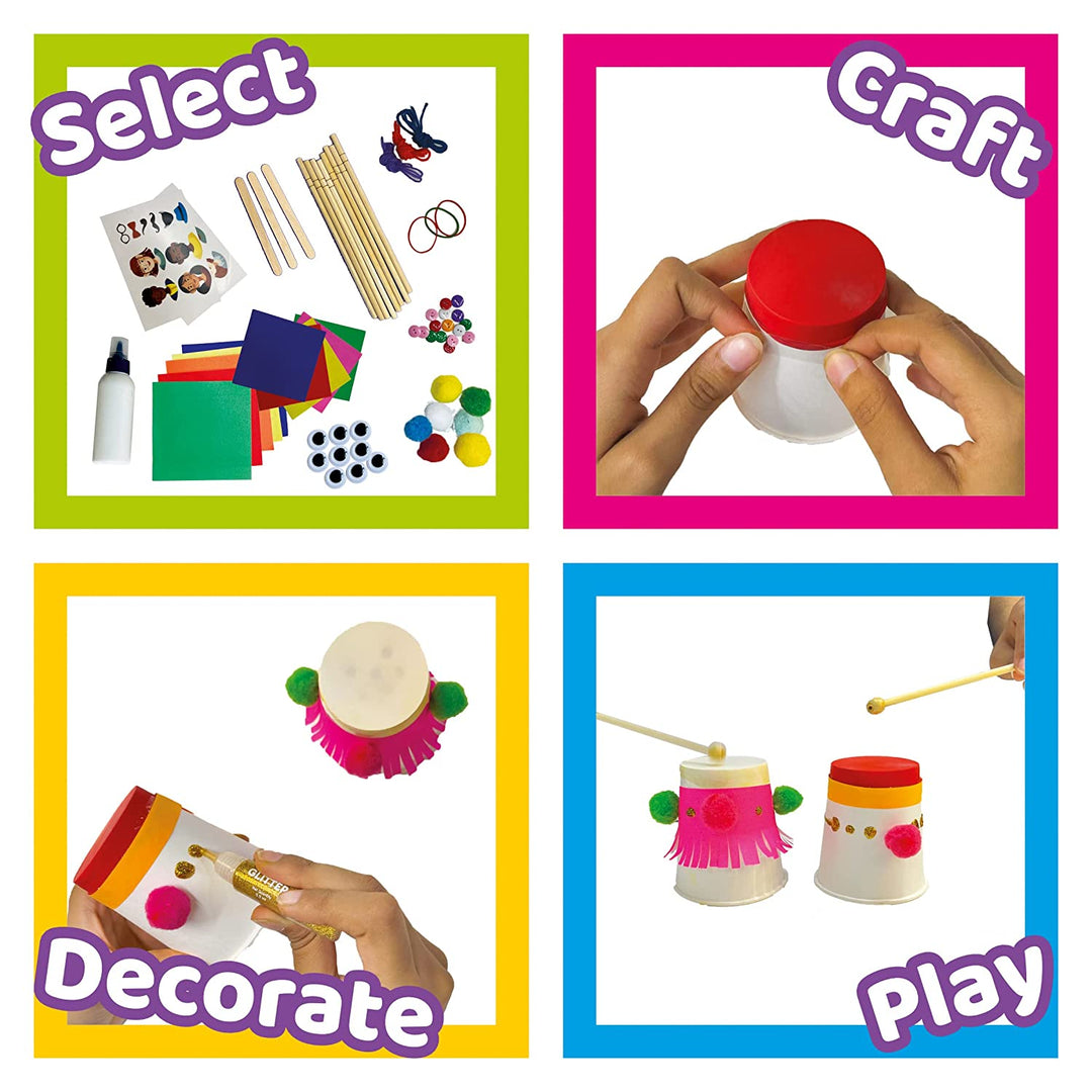 Webby DIY Musical Toys Art and Craft Activity Kit