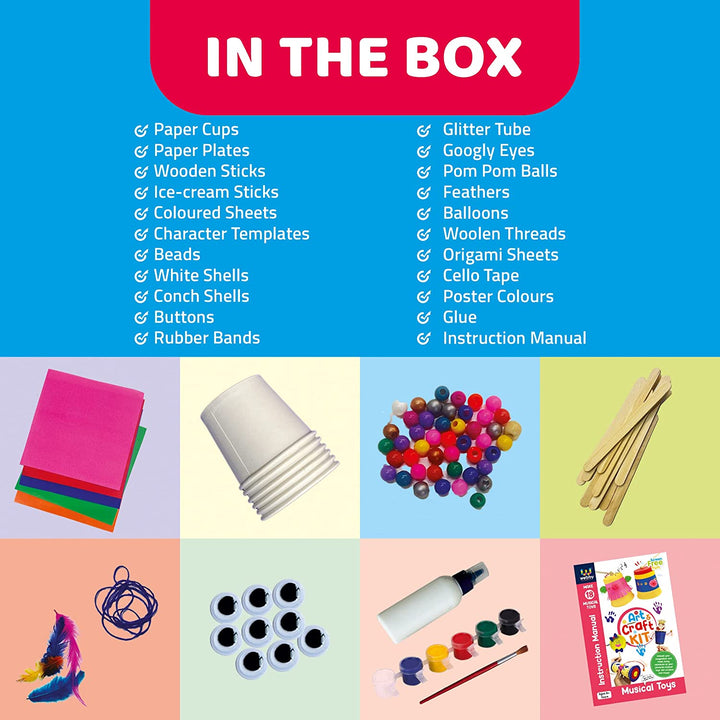 Webby DIY Musical Toys Art and Craft Activity Kit