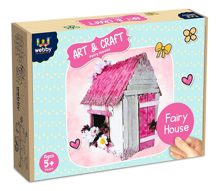 Webby DIY Fairy House Build and Paint Activity Kit