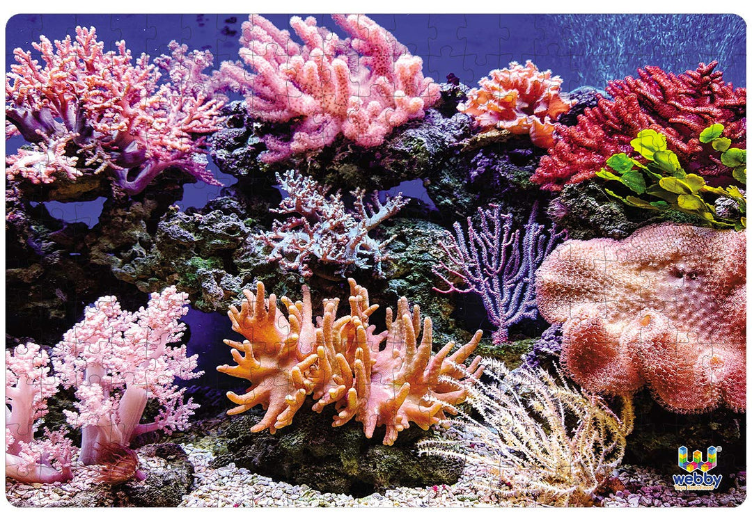 Webby Underwater Coral Wooden Jigsaw Puzzle, 252 pieces