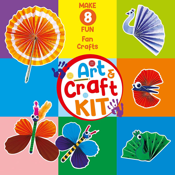 Webby DIY Art and Craft Fan Craft Activity Kit