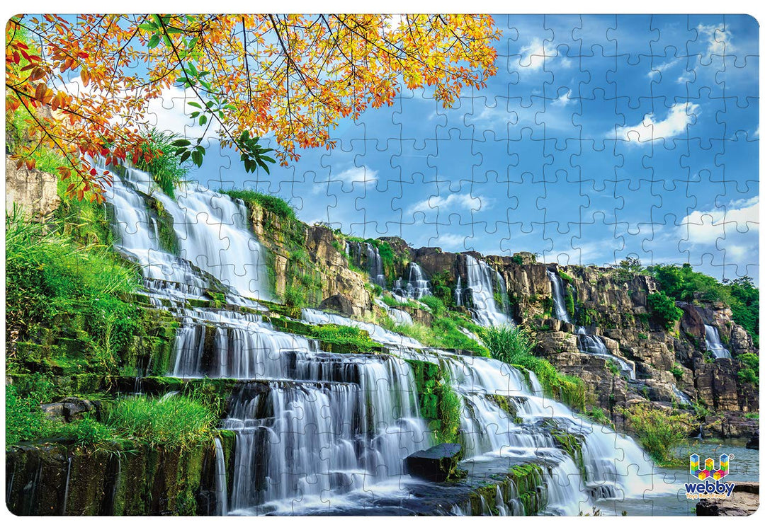 Webby The Mystical Waterfall Wooden Jigsaw Puzzle, 252 pieces