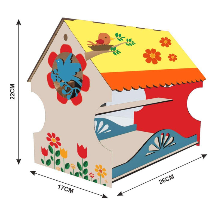 Webby DIY Wooden Build & Paint My First Bird House