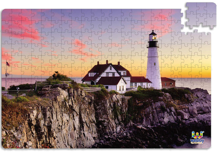 Webby Portland Head Light Jigsaw Puzzle, 252 pieces