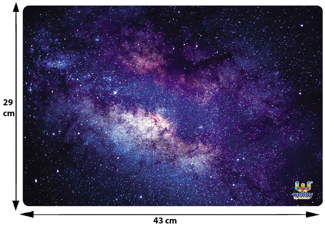 Webby Milky Way Galaxy Jigsaw Puzzle, 252 pieces