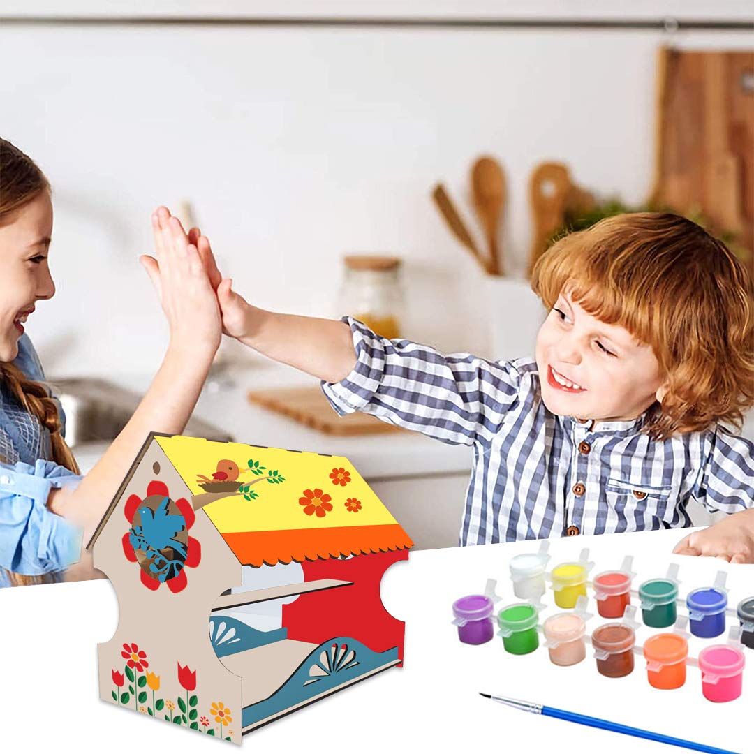 Webby DIY Wooden Build & Paint My First Bird House