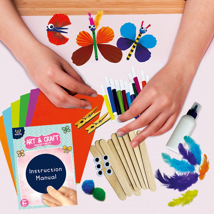 Webby DIY Art and Craft Fan Craft Activity Kit