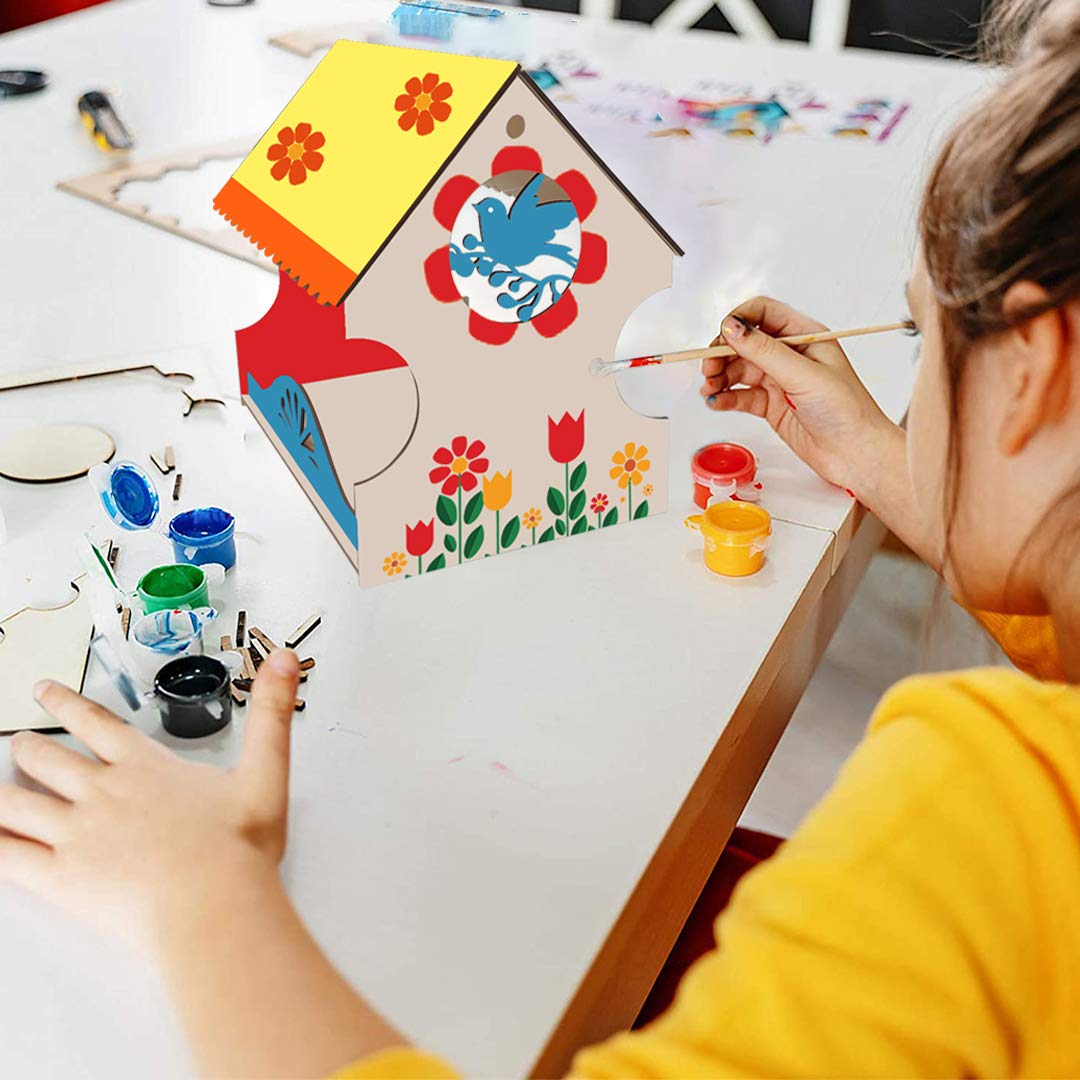 Webby DIY Wooden Build & Paint My First Bird House