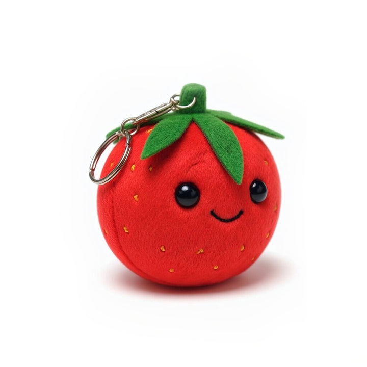 Webby Plush Strawberry Soft Toy with Keychain for Boys Girls and Adults - 1 Piece
