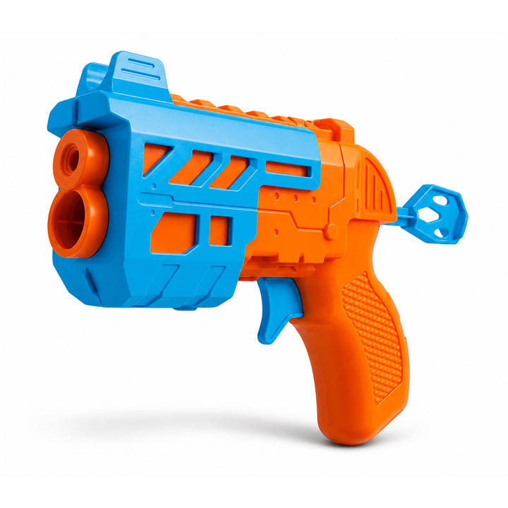Webby Double Trouble Blaster Toy Gun with Soft Foam Bullets for Kids | 2 Guns Included, 8 Balls & 3 Darts, Dart & Ball Fury, For Ages 3+, 2-Player Battle Set
