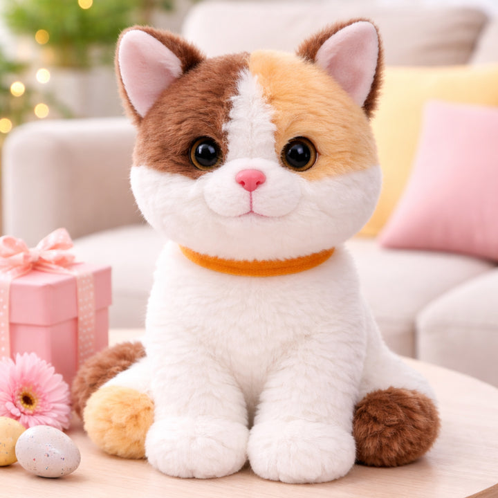 Webby Plush Adorable Calico Cat Soft Toy