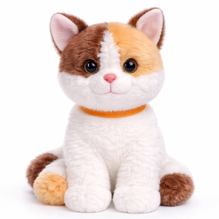 Webby Plush Adorable Calico Cat Soft Toy