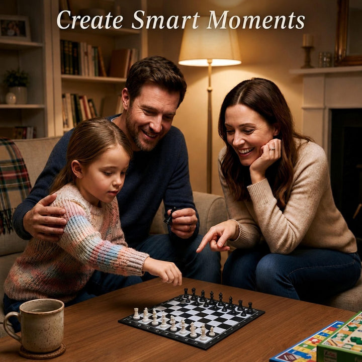 Webby Chess Board Game | Travel | Indoor | Family Game Set for Kids and Adults
