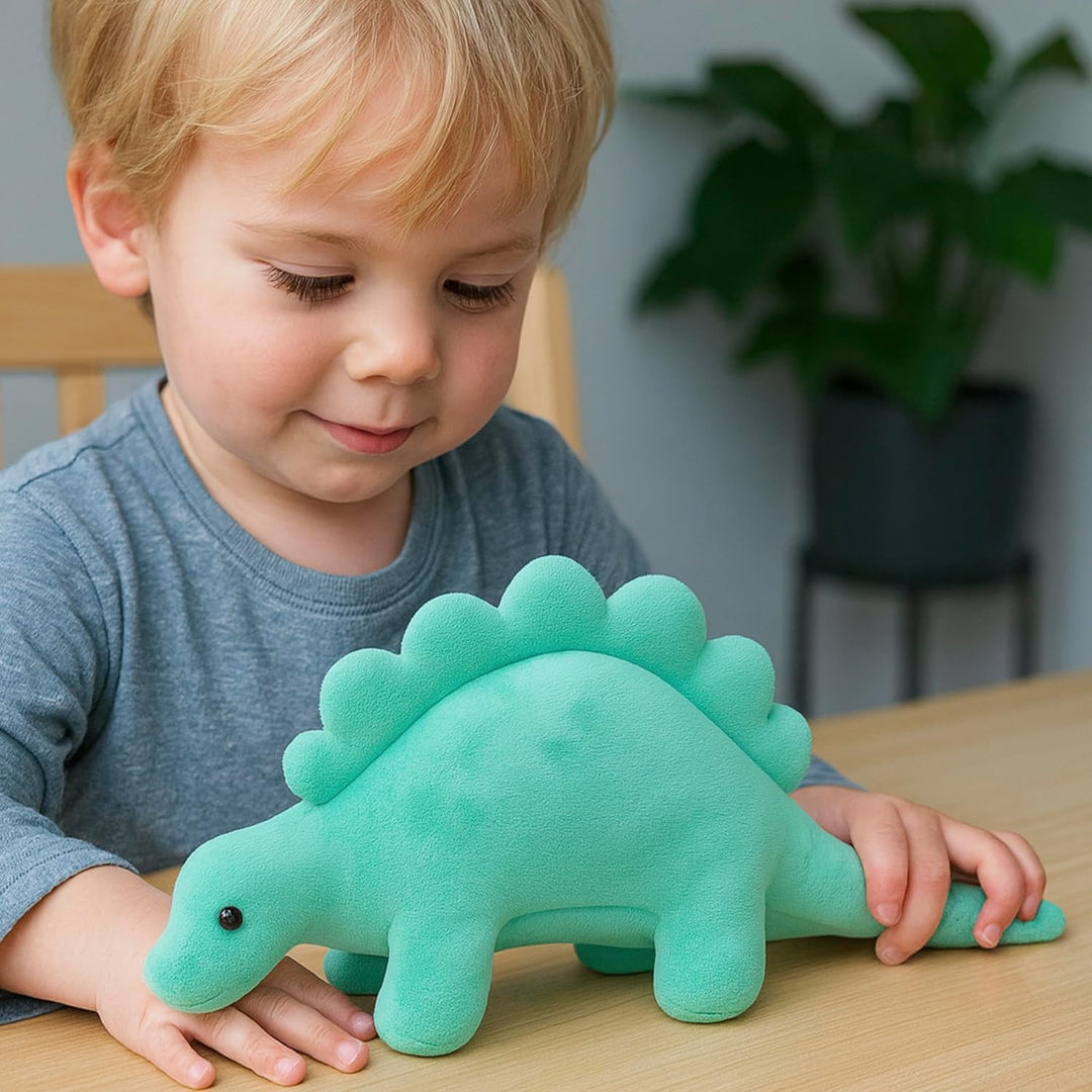 Webby Plush Cute Dinosaur Soft Toys with Squeaker Sound | Stuffed Animals | Ideal for New Born Babies