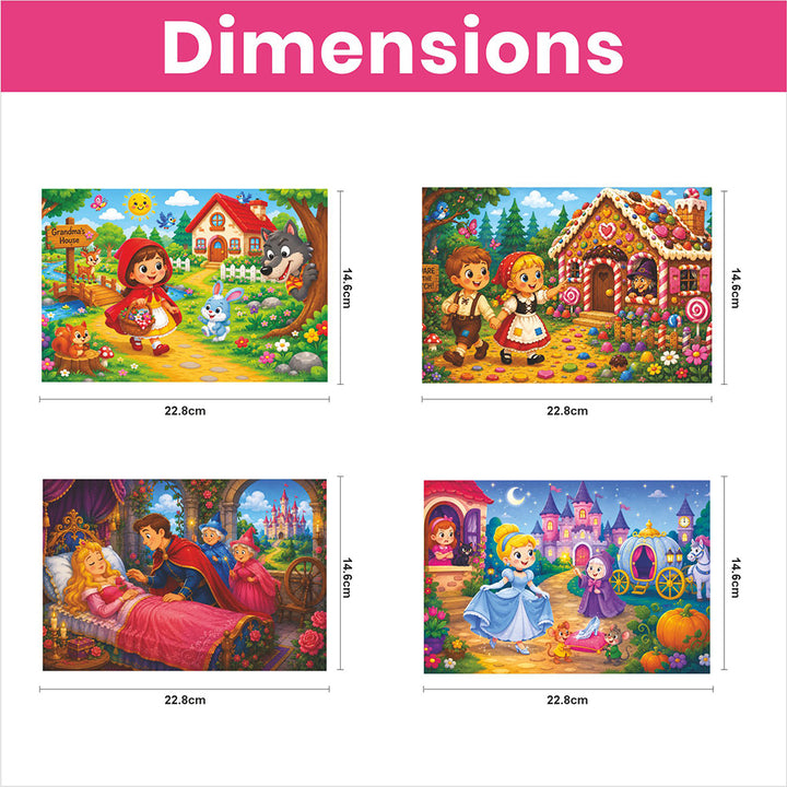 Webby Magical Stories Level Up Jigsaw Puzzle for Kids | 4 Puzzles in a Box, 21-28 Pieces, Age 4+ Years