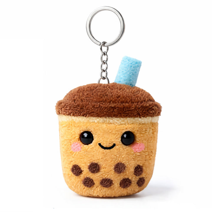 Webby Plush Boba Tea Soft Toy with Keychain for Boys, Girls and Adults - 1 Piece