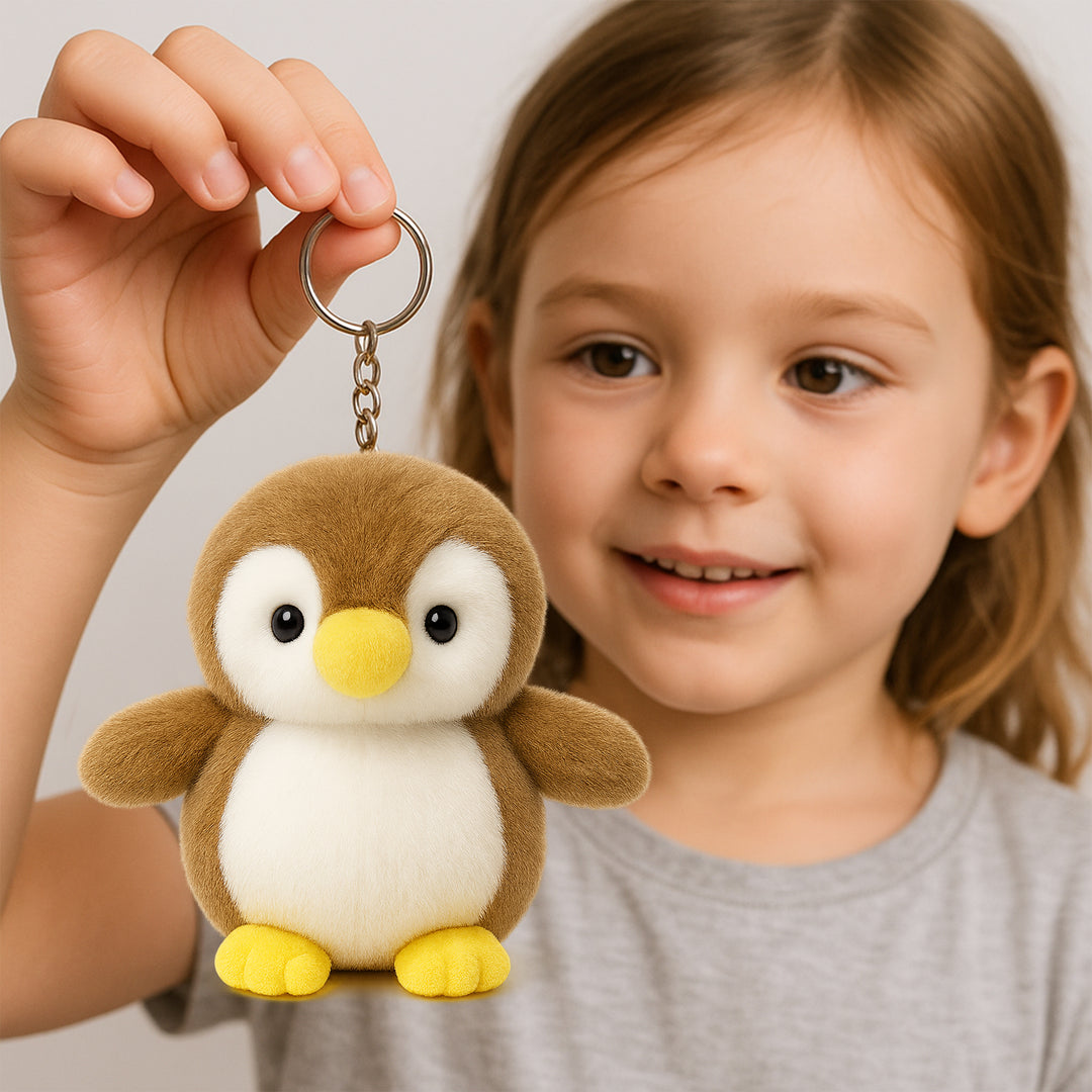 Webby Plush Penguin Soft Toy with Keychain | Stuffed Animal for Kids and Adults - 1 Piece