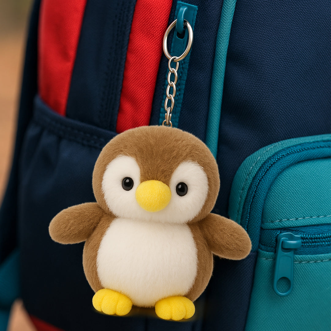 Webby Plush Penguin Soft Toy with Keychain | Stuffed Animal for Kids and Adults - 1 Piece