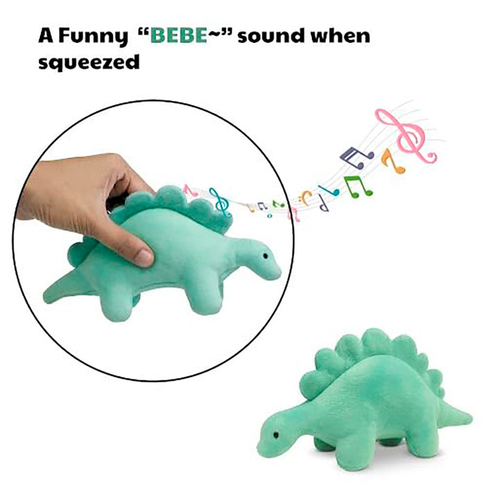 Webby Plush Cute Dinosaur Soft Toys with Squeaker Sound | Stuffed Animals | Ideal for New Born Babies