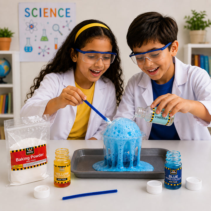 Webby DIY Fizz and Fun Chemistry Kit for Kids | My First Science Experiment Kit | Birthday Gift | Educational Learning Toy for 8+ Years Boys and Girls