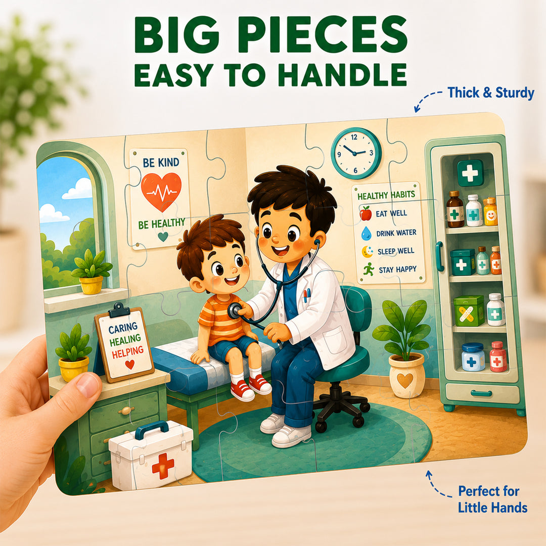 Webby Our Helpers Level Up Jigsaw Puzzle for Kids | 6 Puzzles in Box, 9-16 Pieces, Age 2+ Years