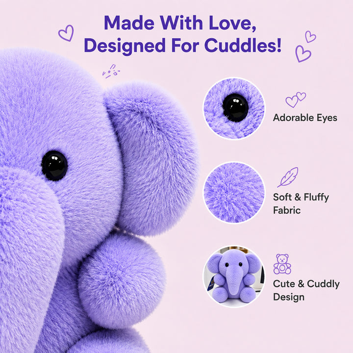 Webby Plush Cute and Adorable Elephant Soft Toy for Kids