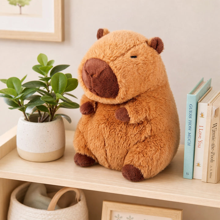 Webby Plush Capybara Soft Toy | Home Decor | Cute and Huggable Stuffed Animal | Birthday Gift for Kids