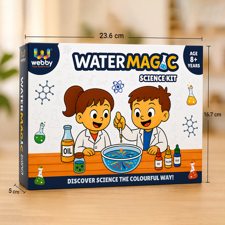 Webby DIY Water Magic Chemistry Kit for Kids | My First Science Experiment Kit | Birthday Gift | Educational Learning Toy for 8+ Years Boys and Girls