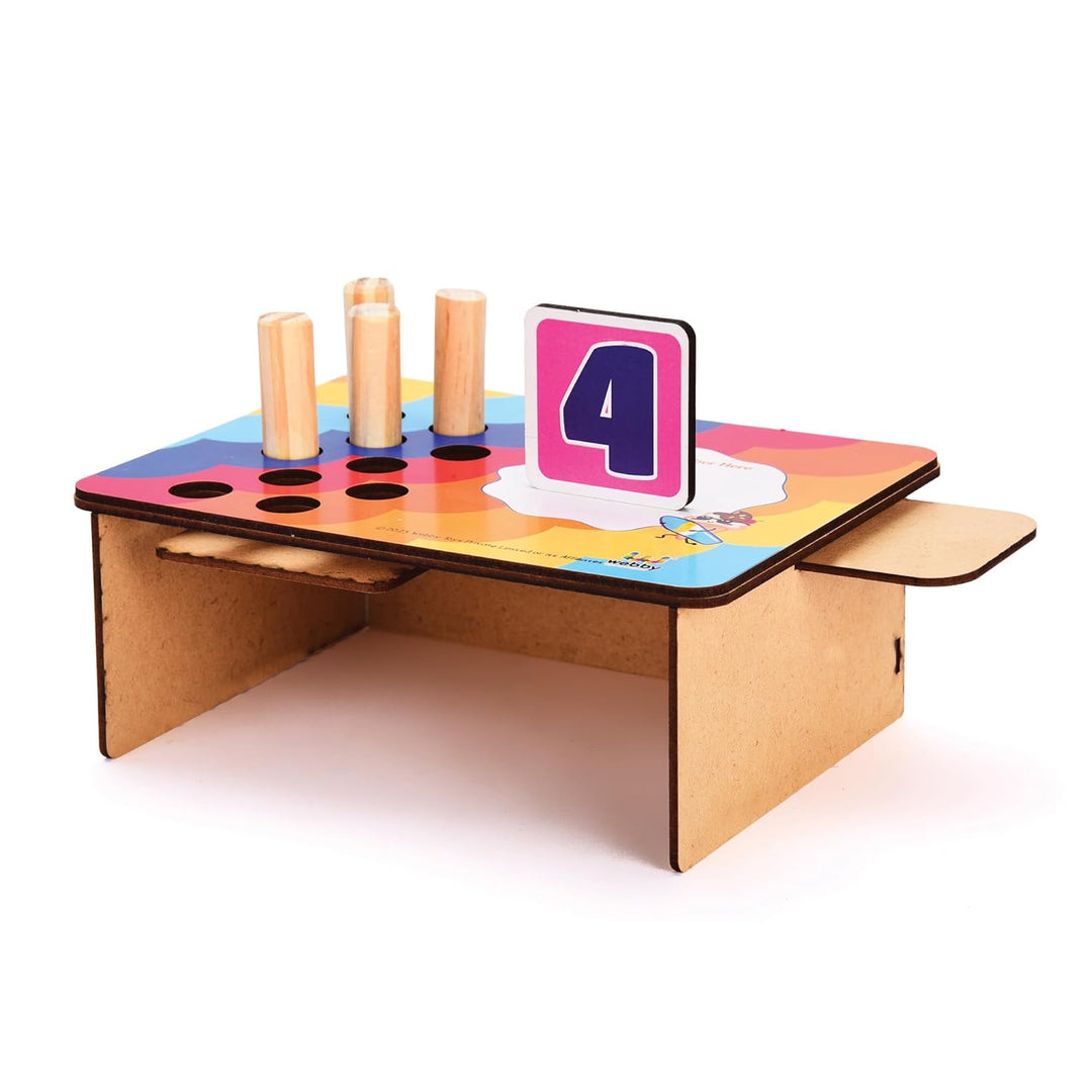 Webby Wooden Number Box Montessori Educational Kit for Kids