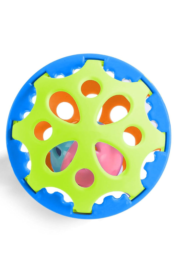 Webby Baby Rattle Ball and Dumbbell Set | Attractive Colourful Play Set | Baby Rattle | Grasp and Shake Toy for Kids