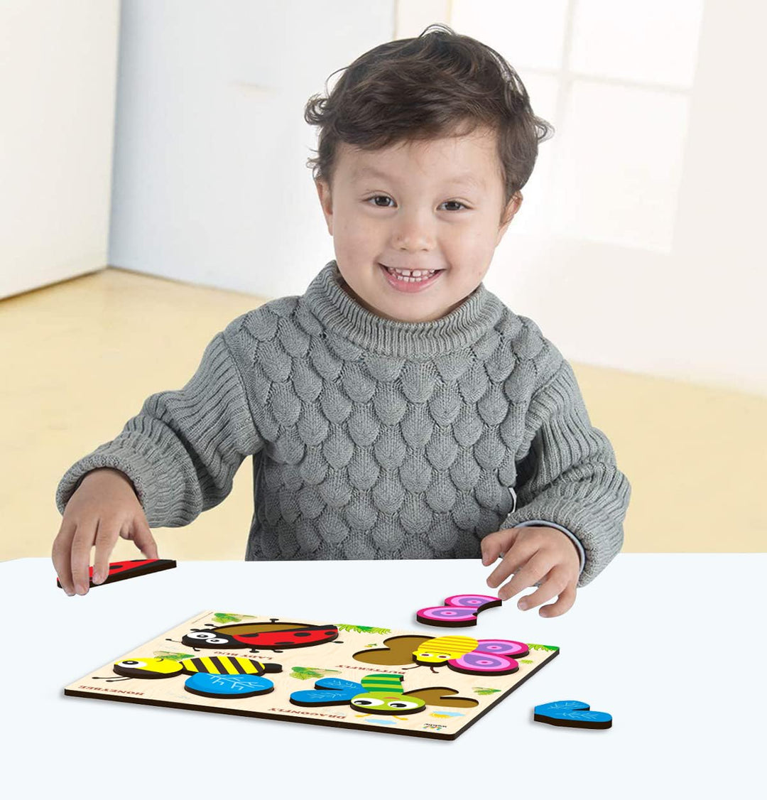 Webby Learning Insects Wooden Puzzle