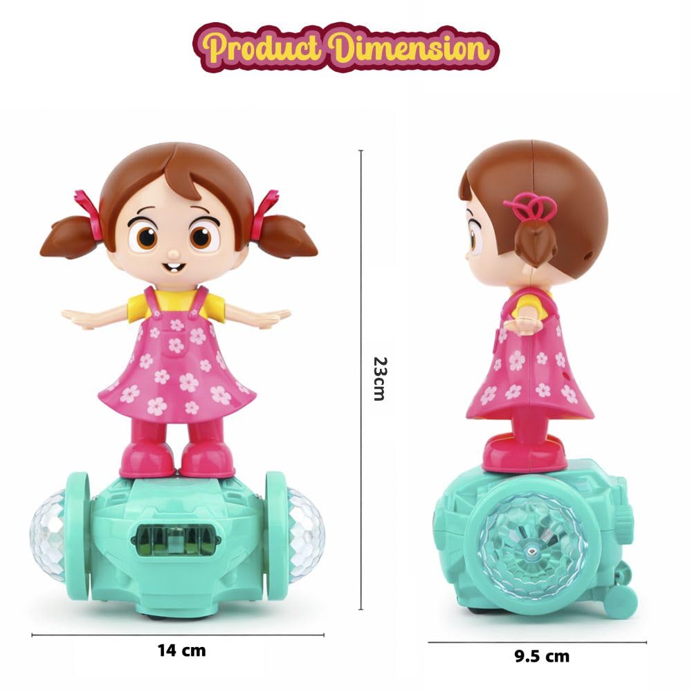 Webby Dancing Girl Musical Toy with Lights