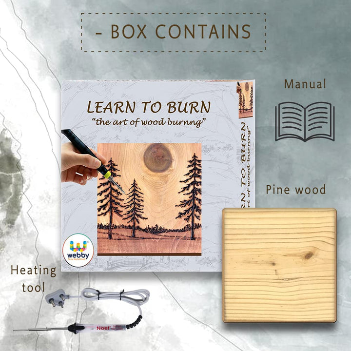 Webby Learn to Burn Art and Craft Kit | Amazing Activity Kit