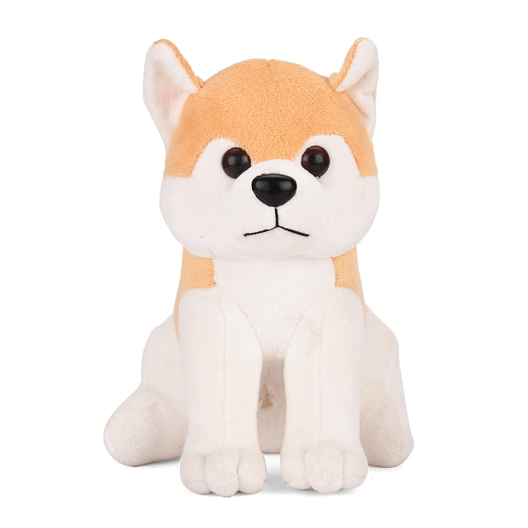 Webby Plush Husky Dog Stuffed Animal Puppy Soft Toy, Adorable Gifts for Kids and Adult, 20 CM (Beige)