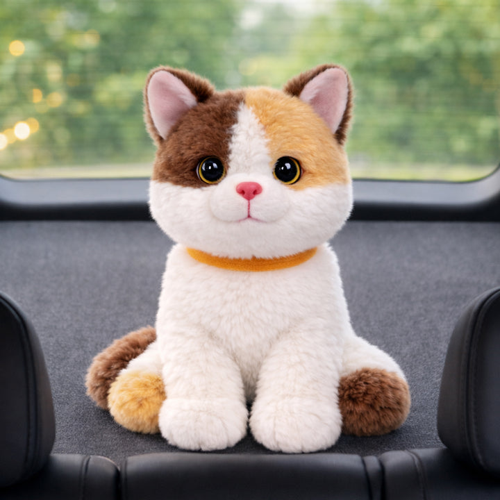 Webby Plush Adorable Calico Cat Soft Toy