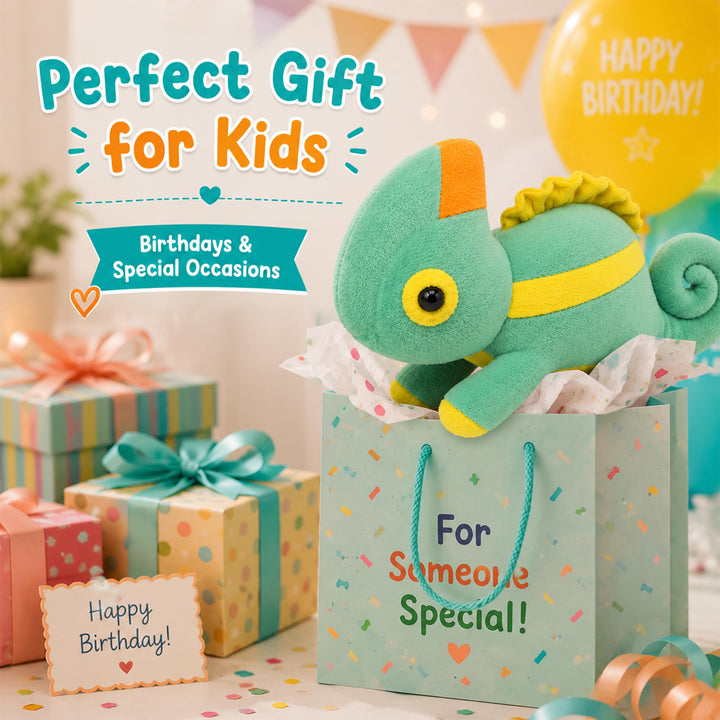 Webby Plush Chameleon Soft Toy Stuffed Animal for Kids