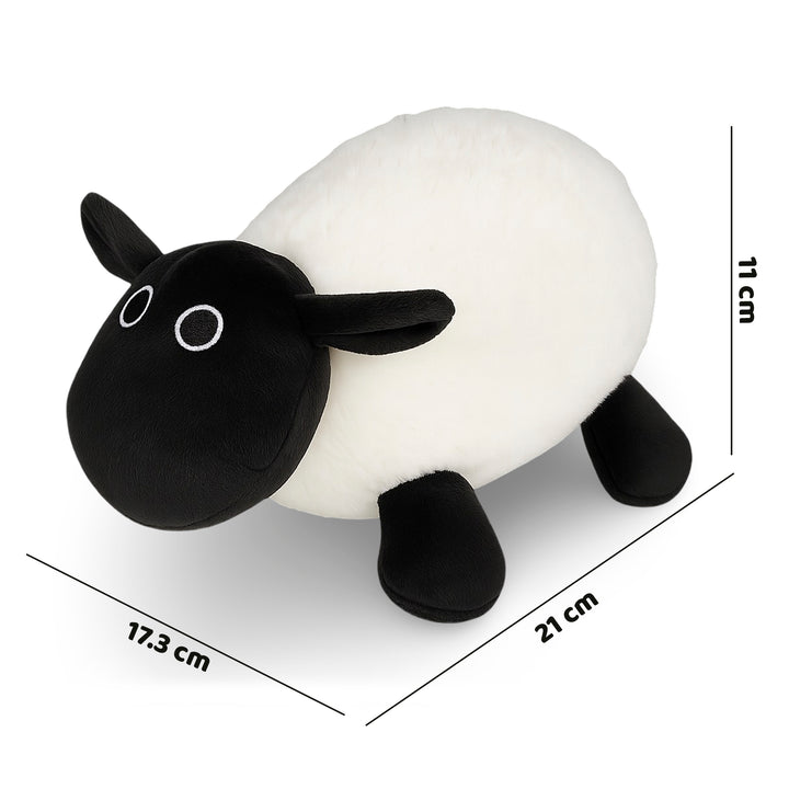 Webby Plush Adorable Sheep Soft Toys with Squeaker Sound | Stuffed Animals | Ideal Gift for New Born Kids