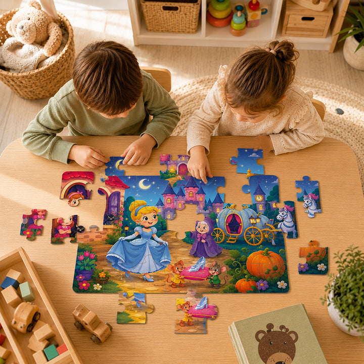 Webby Magical Stories Level Up Jigsaw Puzzle for Kids | 4 Puzzles in a Box, 21-28 Pieces, Age 4+ Years