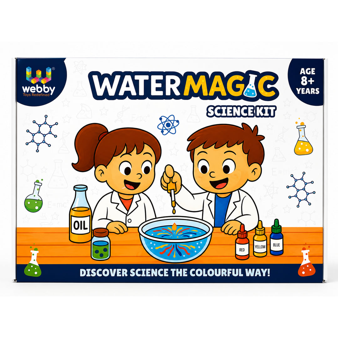 Webby DIY Water Magic Chemistry Kit for Kids | My First Science Experiment Kit | Birthday Gift | Educational Learning Toy for 8+ Years Boys and Girls