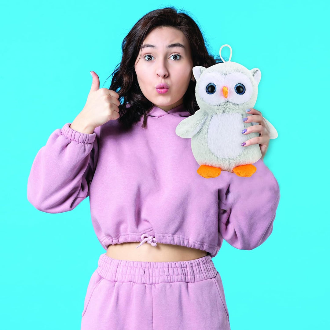 Webby Combo of 2 Plush Husky Dog and Owl Stuffed Animal | Soft Toys, Teddy Bear for Kids