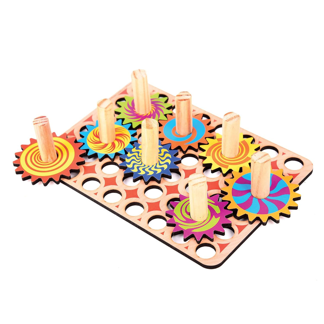 Webby Wooden Spinny Gear Puzzle