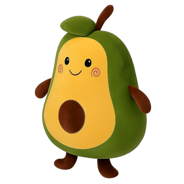 Webby Cute Avocado Plush Soft Toy | Huggable Kids Room Decor | Birthday Gift | Stuffed Toy with Adorable Face for Kids and Adults