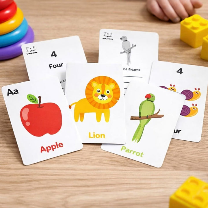 Webby Set of 7 Early Learning Flash Cards