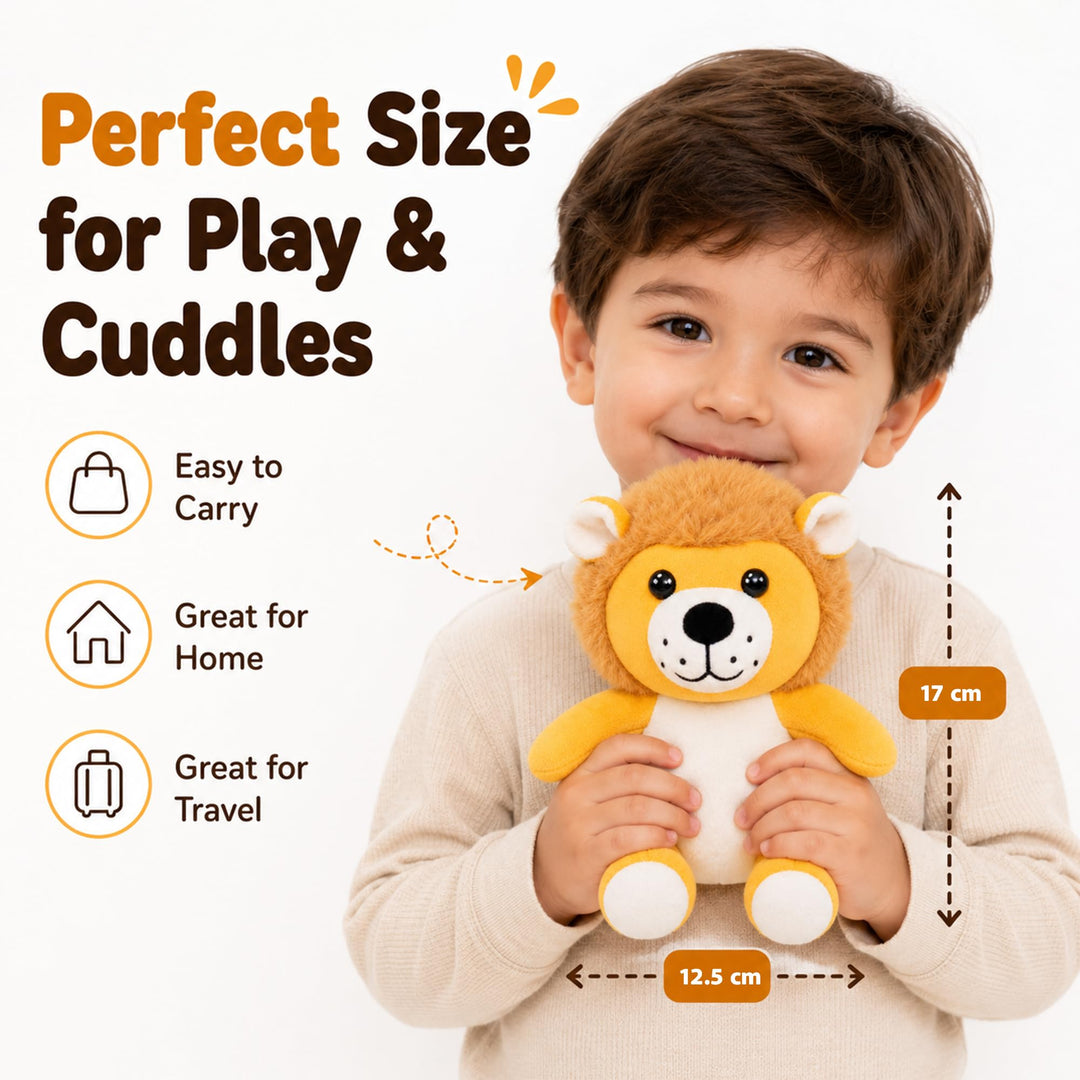 Webby Plush Lion Soft Toy Stuffed Animal for Kids