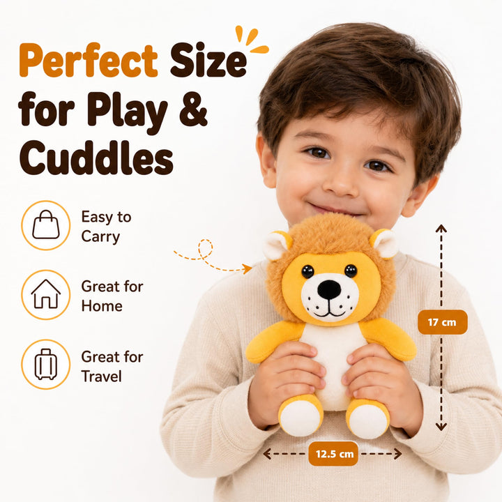 Webby Plush Lion Soft Toy Stuffed Animal for Kids