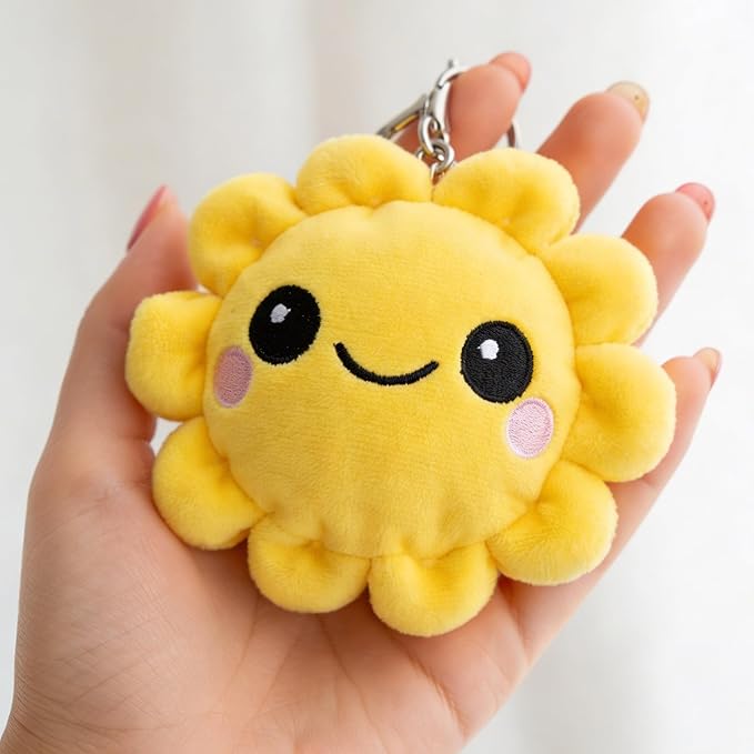 Webby Plush Sunflower Soft Toy with Keychain