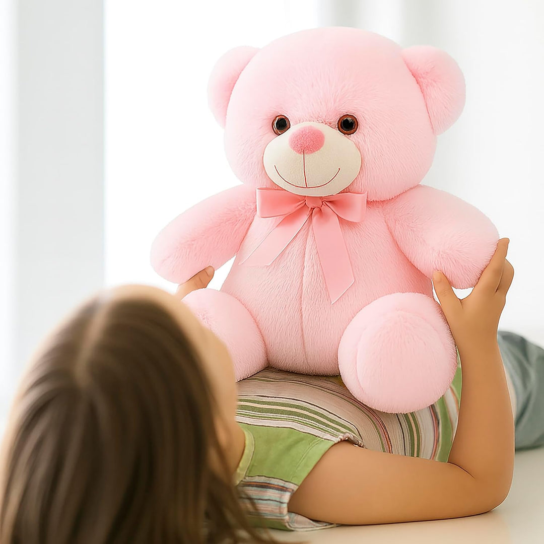 Webby Plush Cute Teddy Bear Soft Toys | Birthday | Valentine Gift for Girls, Wife, Girlfriend, Boyfriend, Husband | Stuffed Animal for Kids and Adults (Dual Tone Colour)