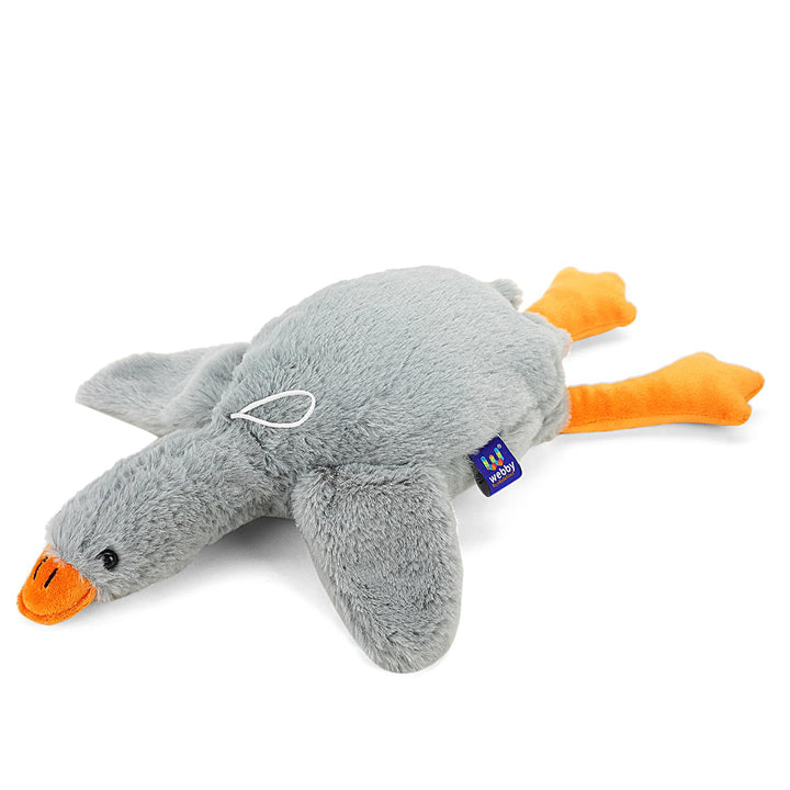 Webby Plush Adorable Cute Duck Soft Toy for Kids and Adults - 40 CM (Grey)