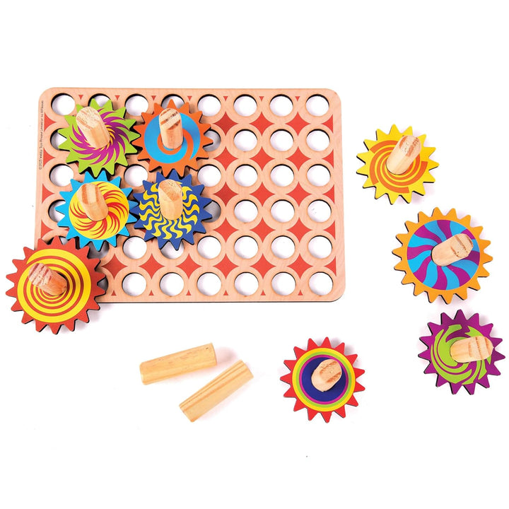 Webby Wooden Spinny Gear Puzzle